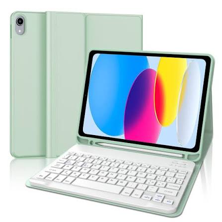 Cover + Tastiera Ipad A16 Verde
